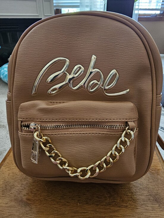 bebe phyllis mini backpack Mebie Baby Plaid soft to the touch Bebe Phyllis White Backpack Women's